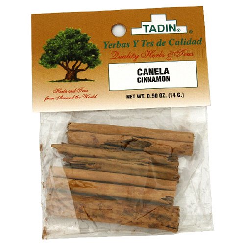 Tadin Tea, Canela Entera (Whole Cinnamon) Tea, 0.5-Ounce, 6-Count Cellophane Bag (Pack of... by Tadin Herb and Tea