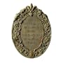 Grasslands Road Villa Plaque "The Time to be Happy is Now", Metal Stand Included