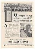 1955 F W Woolworth Barberton OH GE Air Conditioner Print Ad