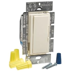 Lutron Diva 600W 3-Way Dimmer Biscuit #DVSC-603P-BI by Lutron