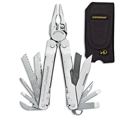 Leatherman L831148 Super Tool 300 Edelstahl, inklusive Nylonholster schwarz, austauschbare Drahtschneider