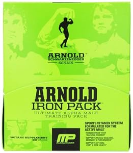 Muscle Pharm Arnold Schwarzenegger Iron Training Pack, 60 Count