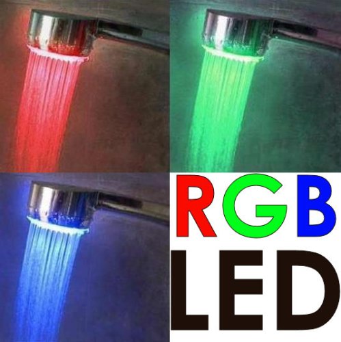LED Duschkopf Brausekopf Farbwechsel