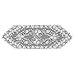 Heritage Lace Tea Rose 14-Inch by 72-Inch Runner, White