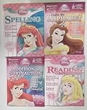 Set 4 Disney Princess Workbooks - Pre-K - 2nd Grade - Alphabet, Math, Reading & Spelling