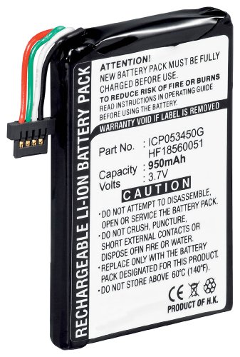 Wentronic Ersatzakku Navi f&uuml;r Yakumo EazyGo, PNA EazyGo, GPS EazyGox S (950 mAh) Preisvergleich