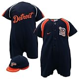Nike Detroit Tigers Navy Blue Infant 2-Piece Romper Set