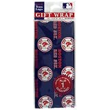 Boston Red Sox MLB Flat Gift Wrap (20"x30" Sheets)