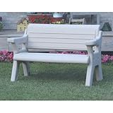 Otter Outdoors 4ft. Outdoor Bench - Pebble Beach
