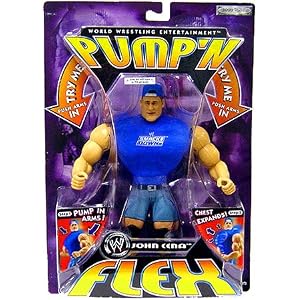 WWE PUMP N FLEX JOHN CENA ACTION FIGURE