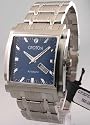 MENS CROTON STEEL AUTOMATIC DAY DATE WATCH CR307812SSBL
