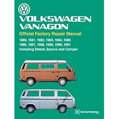 Volkswagen Vanagon Official Factory Repair Manual: 1980, 1981, 1982, 1983, 1984, 1985, 1986, 1987, 1988, 1989, 1990, 1991: Including Diesel, Syncro, and Camper
