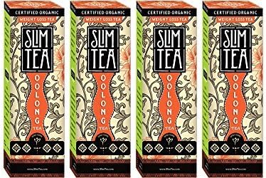 Okuma Nutritional's PREMIUM ORGANIC SlimTea-100% All Natural DETOX And ANTI-ACNE Oolong Tea More Powerful than Green Tea - Burns Up To 2 Times More Calories!-4 Month Supply(120x 2 Cup Tea Bags) 384g.