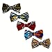 Ravenhill Premium Mens Pre-tied Assorted Pattern Adjustable Neck Tie Bowties 5-pack