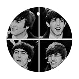 Beatles fab four Ornament round porcelain Christmas Great Gift Idea