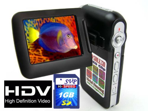 SVP T100-Black 16MP Max. True HD Camcorder with 2.4