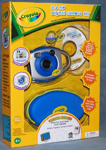 Crayola 2.1 Megapixel Digital Camera Kit - Blue (021331240767) $29.40
