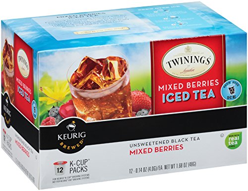 Twinings Mixed Berries Iced Tea, Keurig K-Cups, 12 Count