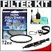 Hoya DMC Pro1 Digital 72mm Ultraviolet UV Lens Filter + Accessory Kit for Canon, Nikon, Sony, Olympus & Pentax Lenses