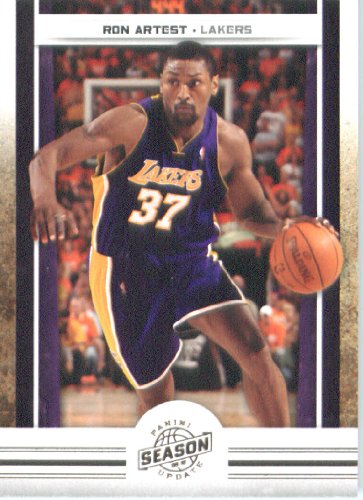 2009/10 Panini Basketball Card Season Update # 137 Ron Artest Los Angeles Lakers