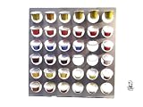 Kapselspender, Kapselhalter Tischständer 36-fach Edelstahl für Nespresso von James Premium®