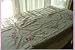 Large Hand Crocheted&Patched&Cross-Stitch Table Cloth B