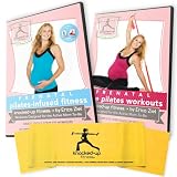 Knocked-Up Fitness, 2 Prenatal DVD's Combo Pack with Free Thera Band by 