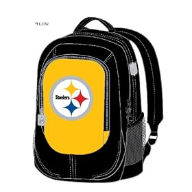 Pittsburgh Steelers Backpack with Embroidered Team Logo