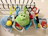 5 Pack Angry Birds Plush Zipper Pull