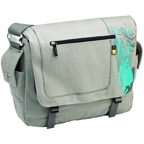 Click here to buy Caselogic SNMB-15 15.4-Inch Canvas Messenger Bag with Laptop Storage (Gray) by Case Logic.