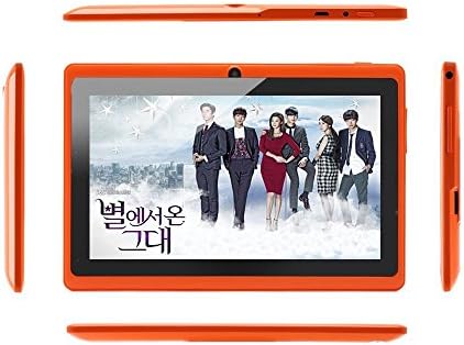 IRULU 7 inch Android Tablet PC, 4.2 Jelly Bean OS, Dual Core, Allwinner A23 CPU, Dual Cameras, 5 Point Capacitive Touch Screen, 8GB Storage - Orange