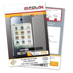 FoliX FX-Antireflex Displayschutzfolie f�r Samsung SGH-F480 TOUCHWiZ / F-480 - Displayschutz antireflektierend