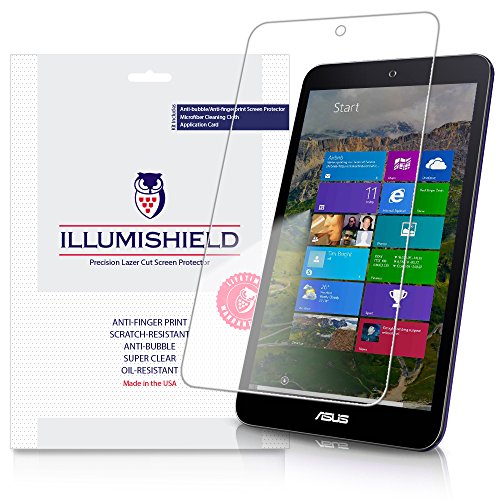 iLLumiShield - Asus Vivotab 8 (M81C) Screen Protector with Lifetime Replacement Warranty - Ultra Clear HD Film with Anti-Bubble and Anti-Fingerprint - High Quality Invisible LCD Shield - [2-Pack] M81C