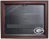 NFL Green Bay Packers Removable Face Jersey Display -Mahogany with Museum Quality UV Upgrade