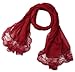 Corciova® Women's Long Lace Imitated Silk Scarf