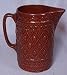 Hull Pottery Brown Glaze Pitcher 499 ca1920s