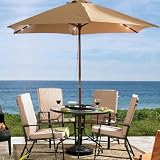 Brylane Home Set of 4 Chairs with Cushions (TAUPE,0)
