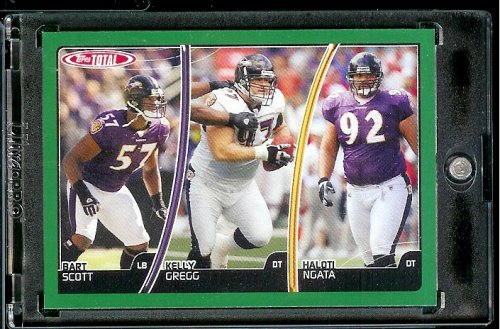 2007 Topps Total # 96 Kelly Gregg / Bart Scott / Haloti Ngata - Baltimore Ravens - Football Card