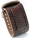 Nemesis #BD-B Wide Brown Leather Cuff Wrist Watch Band
