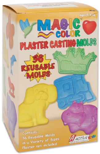 Childrens Toyshop  Toys : Magic Color Plaster Casting Molds - 36 Designs