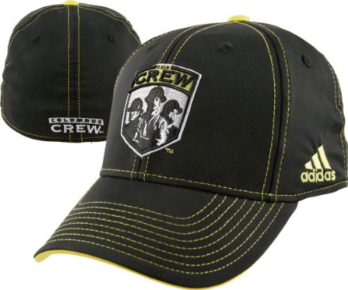Columbus Crew Black adidas Soccer Authentic Team Flex Hat