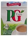 PG Tips Black Tea, Pyramid Tea Bags, 160-Count Boxes (Pack of 4)