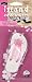 Sandal Flip Flops Car Air Freshener - White with Pink Flower