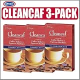 Urnex 14-CL12-3-13 Cleancaf Coffee Machine Cleaner and Descaler 3-pack - Urnex AURNCLEANCAFK1