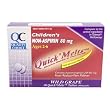 Quality Choice Children's Non-aspirin 80mg. Fever Reducer/pain Reliever Wild Grape Quick Melts Tablet 30 Count ,  Boxes (Pack of 6)