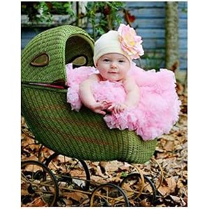 Cream Rose Beanie Hat Baby