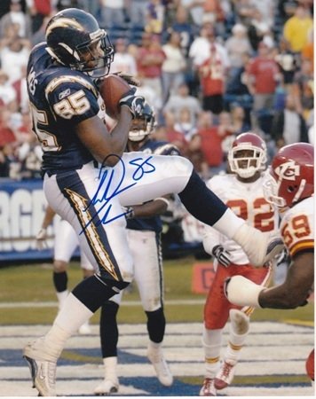 Antonio Gates Autographed/Hand Signed San Diego Chargers 8x10 Photo