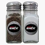 Review Bergamot  / Cincinnati Bearcats Basketball Shaped Logo Salt and Pepper Shaker Set