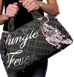 Ed Hardy - ED HARDY Eden Purse Handbag Bag Satchel Tote Jungle Fever Olive Green