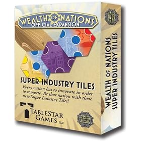 Tablestar Games - Wealth of Nations Super Industry Tiles